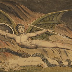 William Blake Şeytan Havva'nın Üzerinde Gezinirken Kanvas Tablo