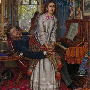 William Holman Hunt Uyanan Vicdan Kanvas Tablo