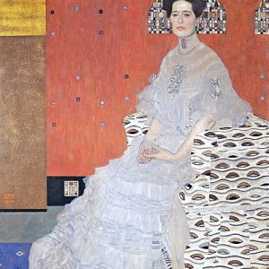 Gustav Klimt Fritza Riedler'in Portresi Kanvas Tablo