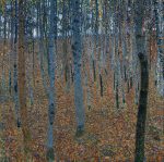 Gustav Klimt Kayın Ormanı Beech Grove Kanvas Tablo