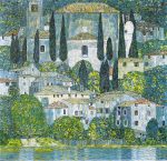Gustav Klimt Cassone Kilisesi Kanvas Tablo