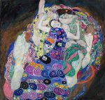 Gustav Klimt Bakire The Maiden Kanvas Tablo