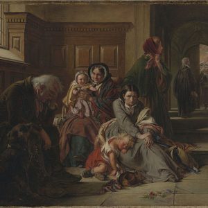 Abraham Solomon Hükmü Bekliyor Kanvas Tablo