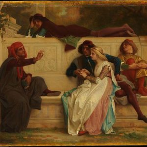 Alexandre Cabanel Floransalı Şair Kanvas Tablo