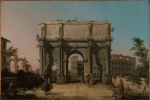 Antonio Canaletto Konstantin Kemeri Roma Kanvas Tablo