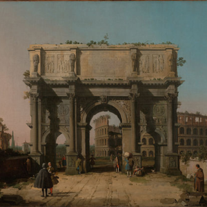 Antonio Canaletto Konstantin Kemeri Roma Kanvas Tablo