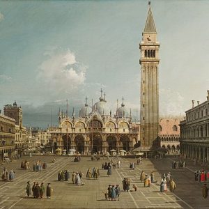 Antonio Canaletto San Marco Meydanı Kanvas Tablo
