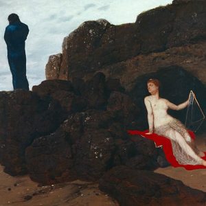 Arnold Böcklin Ulysses ve Calypso Kanvas Tablo