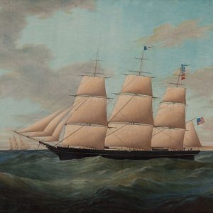 James Edward Buttersworth United States Gemisi Kanvas Tablo