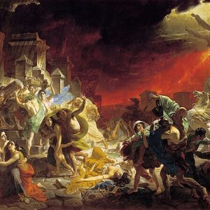 Karl Briullov Pompei'nin Son Günü Kanvas Tablo