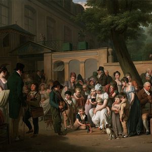 Louis-Léopold Boilly Jardin Turc'a Giriş Kanvas Tablo