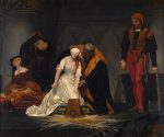 Paul Delaroche Lady Jane Grey'in İnfazı Kanvas Tablo