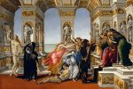 Sandro Botticelli Apelles'e İftira Kanvas Tablo