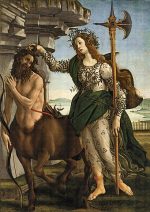 Sandro Botticelli Pallas ve Centaur Kanvas Tablo