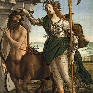 Sandro Botticelli Pallas ve Centaur Kanvas Tablo