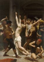 William Adolphe Bouguereau Hz İsa'nın Kırbaçlanması Kanvas Tablo