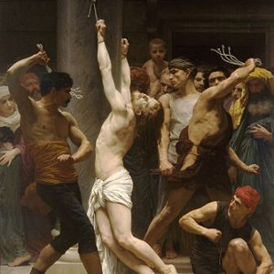William Adolphe Bouguereau Hz İsa'nın Kırbaçlanması Kanvas Tablo