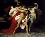 William Adolphe Bouguereau Orestes Öfkeliler Tarafından Takip Edilirken Kanvas Tablo