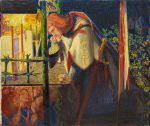 Dante Gabriel Rossetti Sir Galahad at the Ruined Chapel Kanvas Tablo
