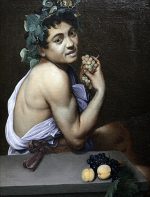 Michelangelo Caravaggio Hasta Genç Bacchus Kanvas Tablo
