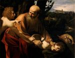 Michelangelo Caravaggio Hz İsmail'in Kurban Edilmesi Kanvas Tablo