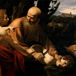 Michelangelo Caravaggio Hz İsmail'in Kurban Edilmesi Kanvas Tablo