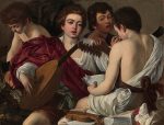 Michelangelo Caravaggio Müzisyenler Kanvas Tablo