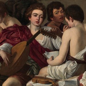 Michelangelo Caravaggio Müzisyenler Kanvas Tablo
