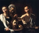 Michelangelo Caravaggio Salome Vaftizci Yahya'nın Başını Alırken Kanvas Tablo