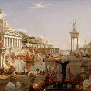 Thomas Cole The Consummation of Empire Kanvas Tablo