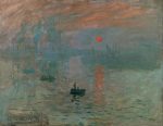 Claude Monet İzlenim Gündoğumu Kanvas Tablo