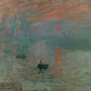 Claude Monet İzlenim Gündoğumu Kanvas Tablo