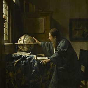Johannes Vermeer Astronom Kanvas Tablo