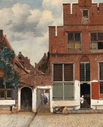 Johannes Vermeer Küçük Sokak Olarak Bilinen Delft'teki Evler Kanvas Tablo