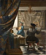 Johannes Vermeer Resim Sanatı Kanvas Tablo