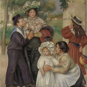 Auguste Renoir Sanatçının Ailesi Kanvas Tablo