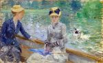 Berthe Morisot Boulogne Ormanı'ndaki Göl Kanvas Tablo
