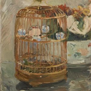 Berthe Morisot Kafes Kanvas Tablo