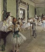 Edgar Degas Bale Sınıfı Kanvas Tablo