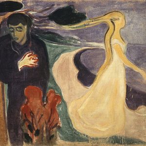 Edvard Munch Ayrılık Kanvas Tablo
