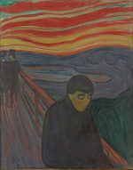 Edvard Munch Çaresizlik Kanvas Tablo