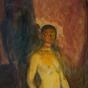 Edvard Munch Cehennemde Otoportre Kanvas Tablo