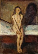 Edvard Munch Ergenlik Kanvas Tablo