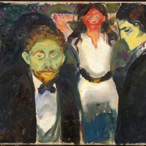 Edvard Munch Kıskançlık Kanvas Tablo