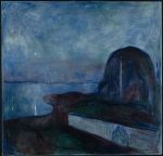 Edvard Munch Yıldızlı Gece Kanvas Tablo