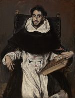 El Greco Fray Hortensio Félix Paravicino Kanvas Tablo