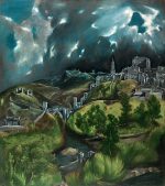 El Greco Toledo Manzarası Kanvas Tablo