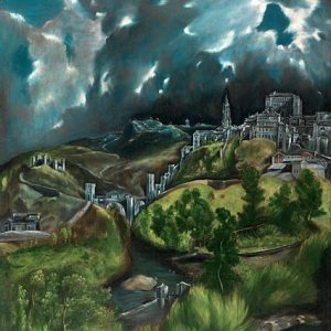 El Greco Toledo Manzarası Kanvas Tablo