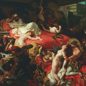 Eugène Delacroix Sardanapalus'un Ölümü Kanvas Tablo