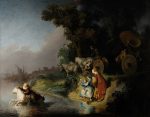 Rembrandt Europa'nın Kaçırılması Kanvas Tablo
